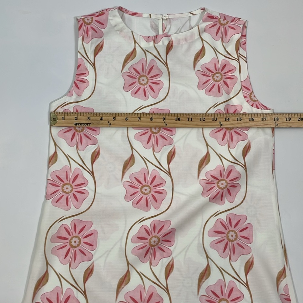 NWT Commense Size S Romantic Print Sleeveless Mini Dress - Picture 7 of 11